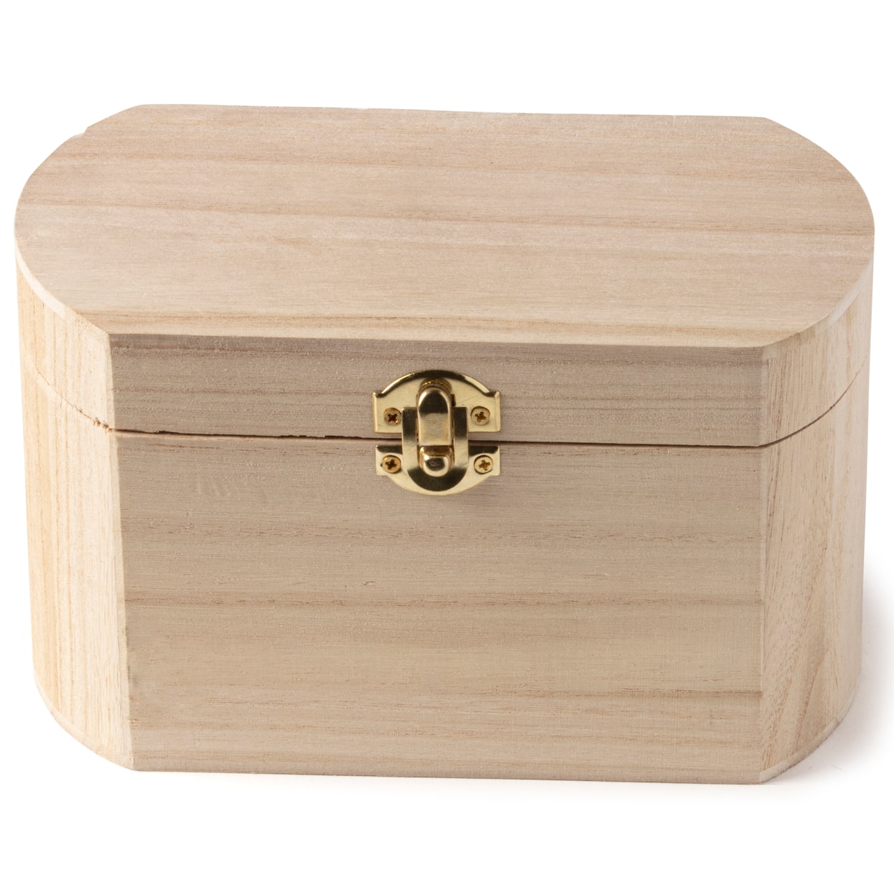 ArtMinds™Unfinished Wood Box, Oval